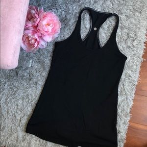 Lululemon Black/Reversible Cool Racerback Tank, 8